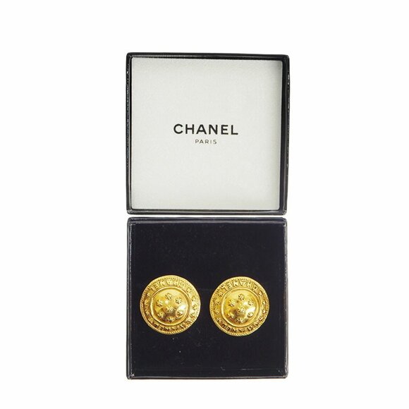 CHANEL Gold Earrings - Picture 6 of 6
